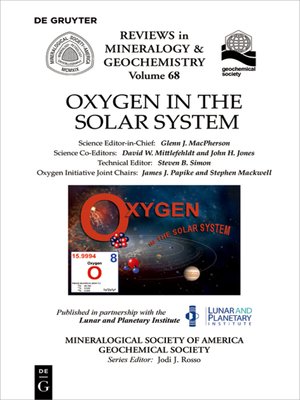 cover image of Oxygen in the Solar System
